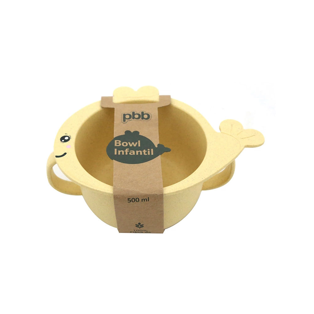 Bowl Pbb Baleia Amarelo 500ml