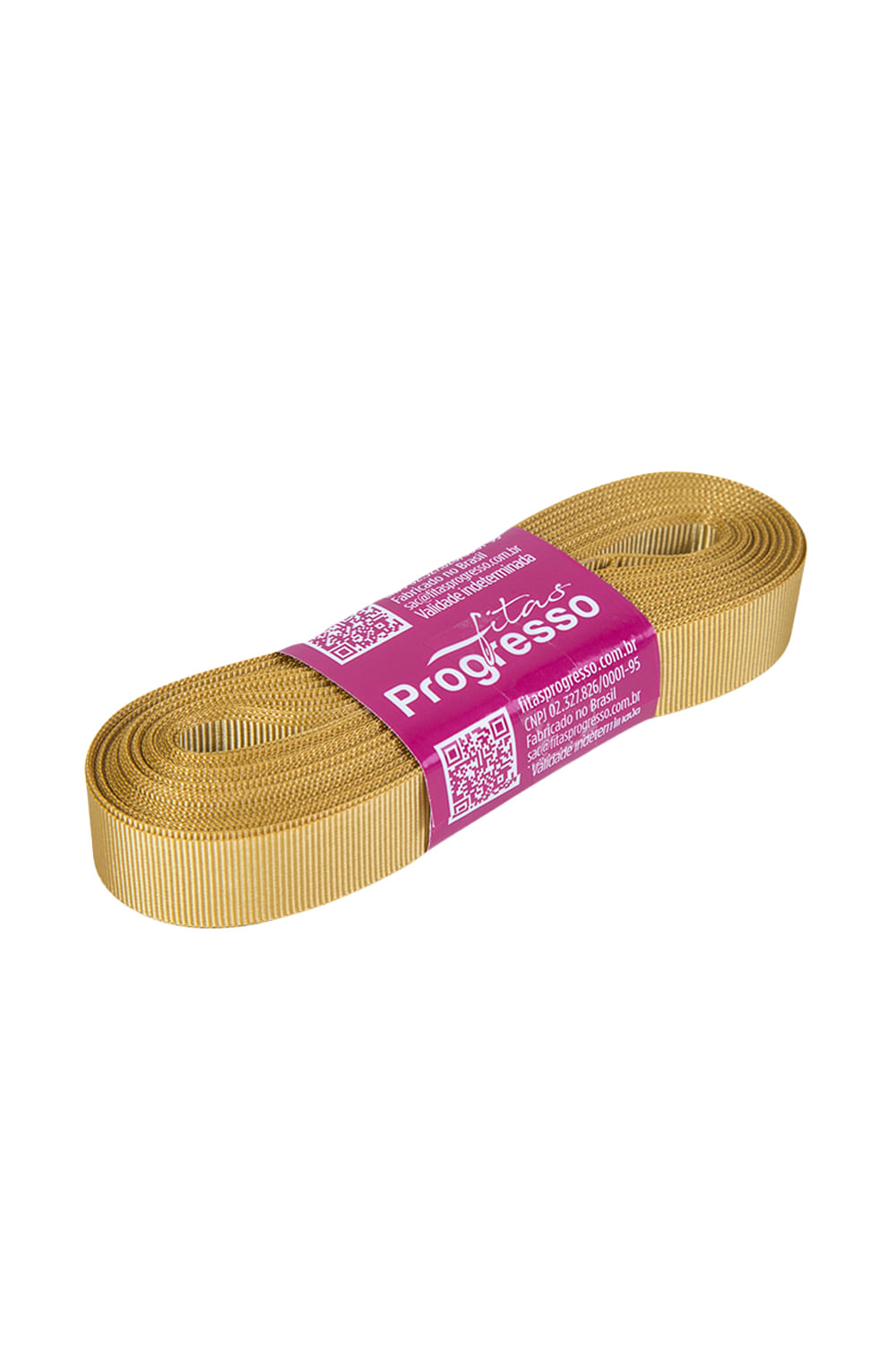 Fita de Gorgurão GP Nº02 11mm Peça com 10m Dourado 228