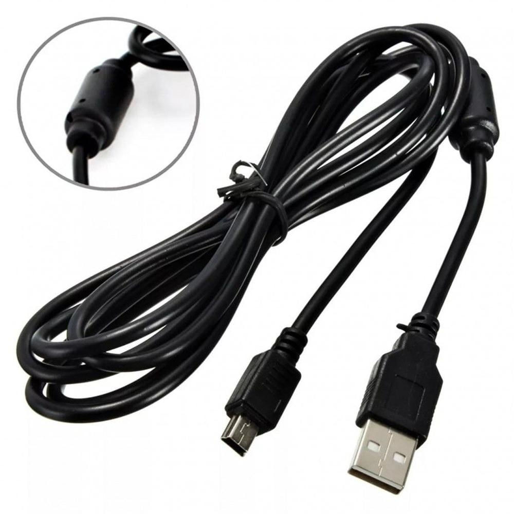 Cabo Usb Carregador Com Filtro Para Controle Ps3 Playstation 3 - 1.5 Mts