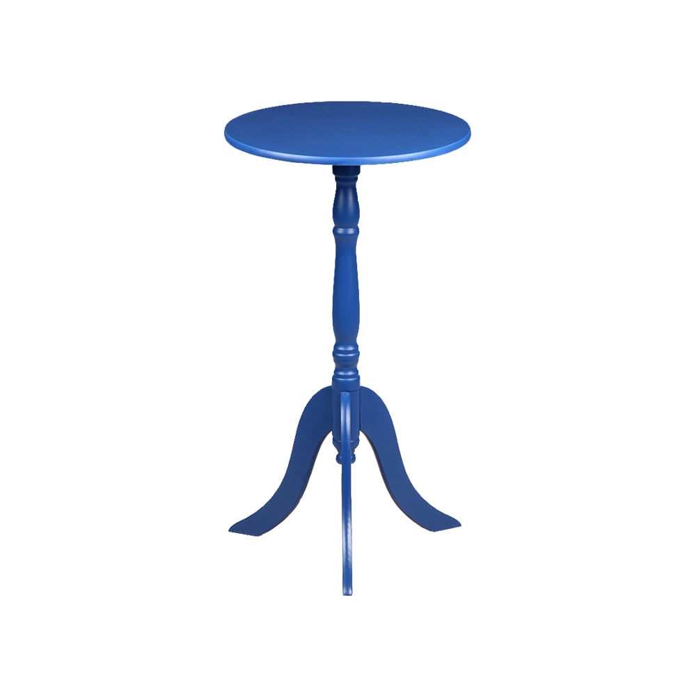 Mesa Lateral Le 30x53cm Mdf Azul