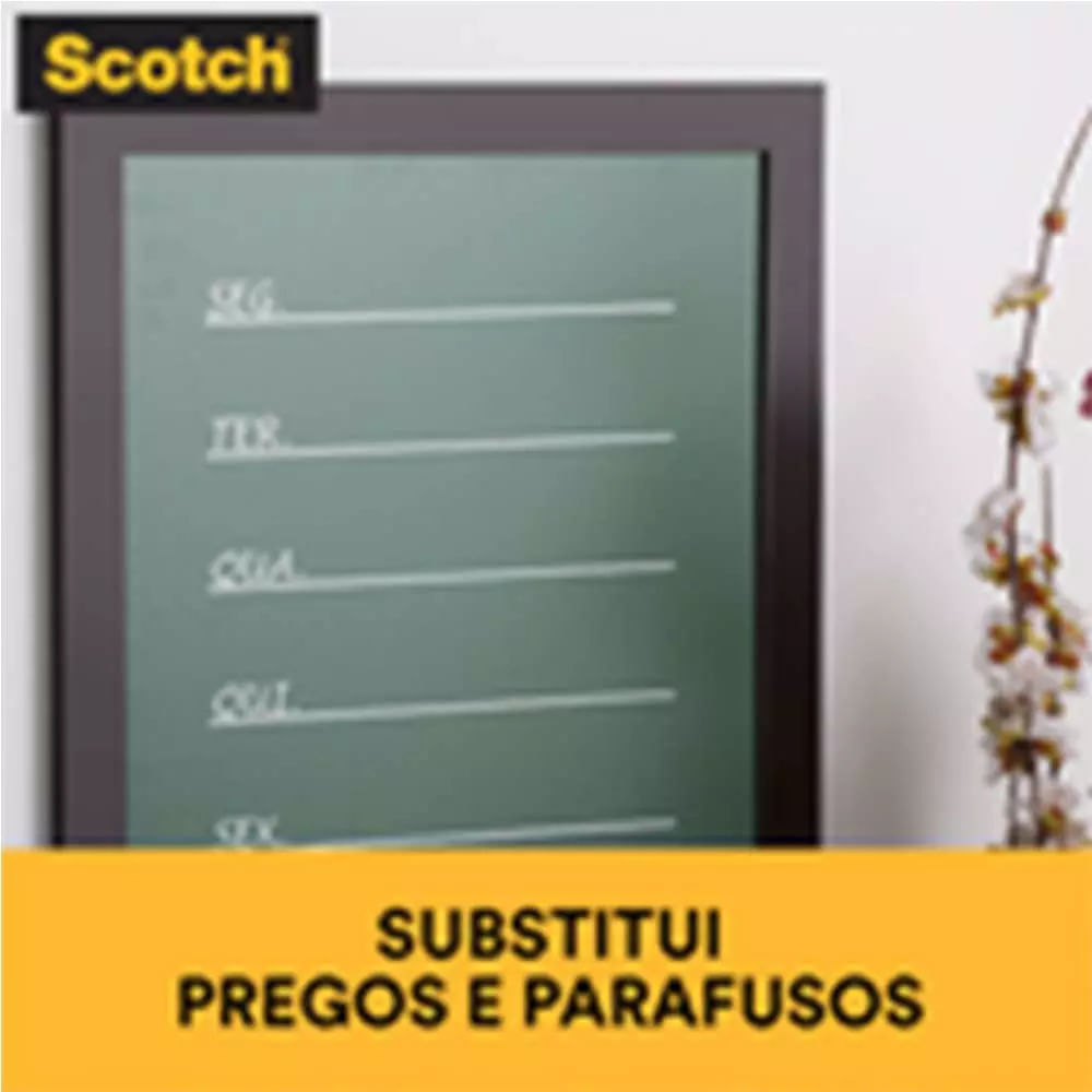 Fita Adesiva Dupla Face Scotch 3M com Espuma Uso Externo 24mmx1,5m