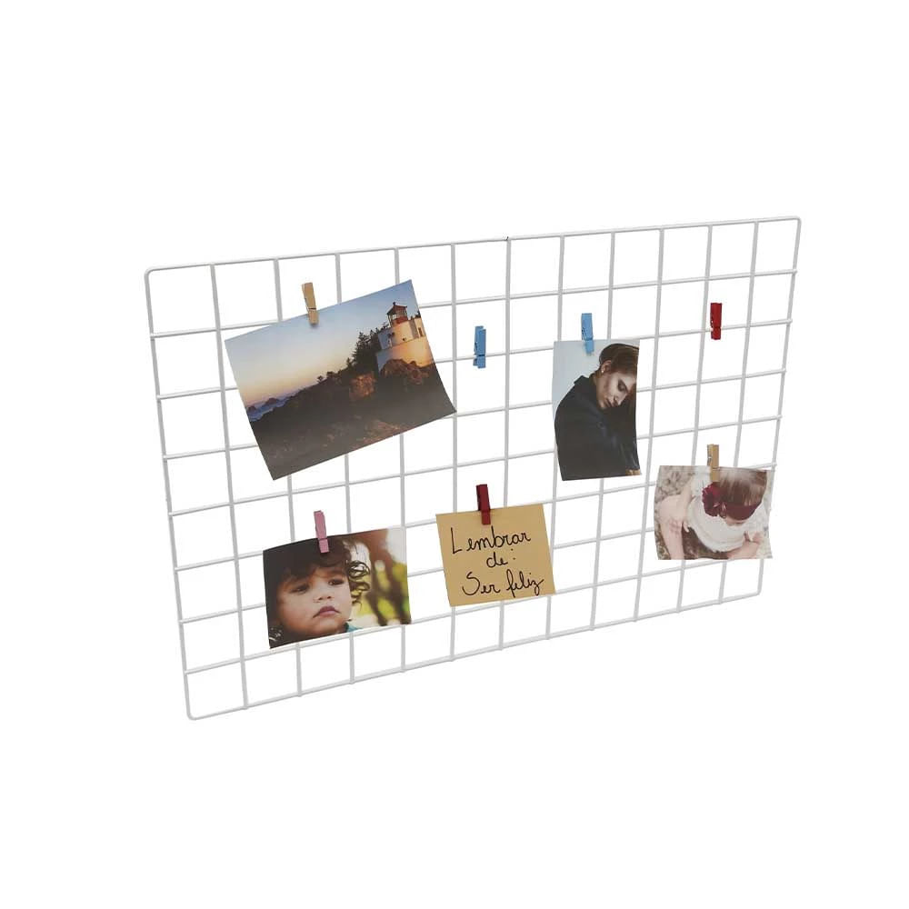 Mural de Fotos Metaltru em Metal Quadrado Rose
