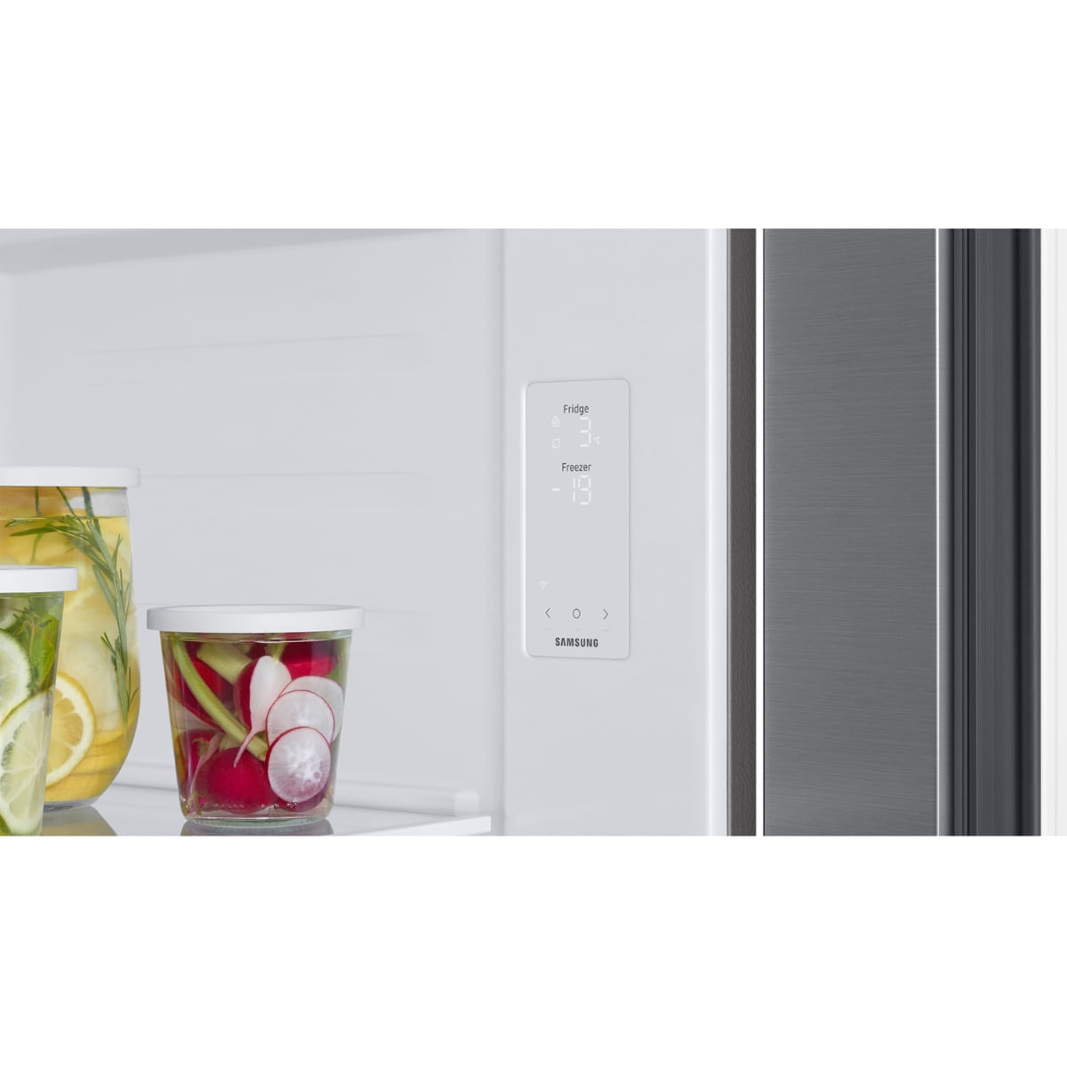 Geladeira Samsung Side by Side SmartThings 564L Inox 110V RS57DG4000M9AZ