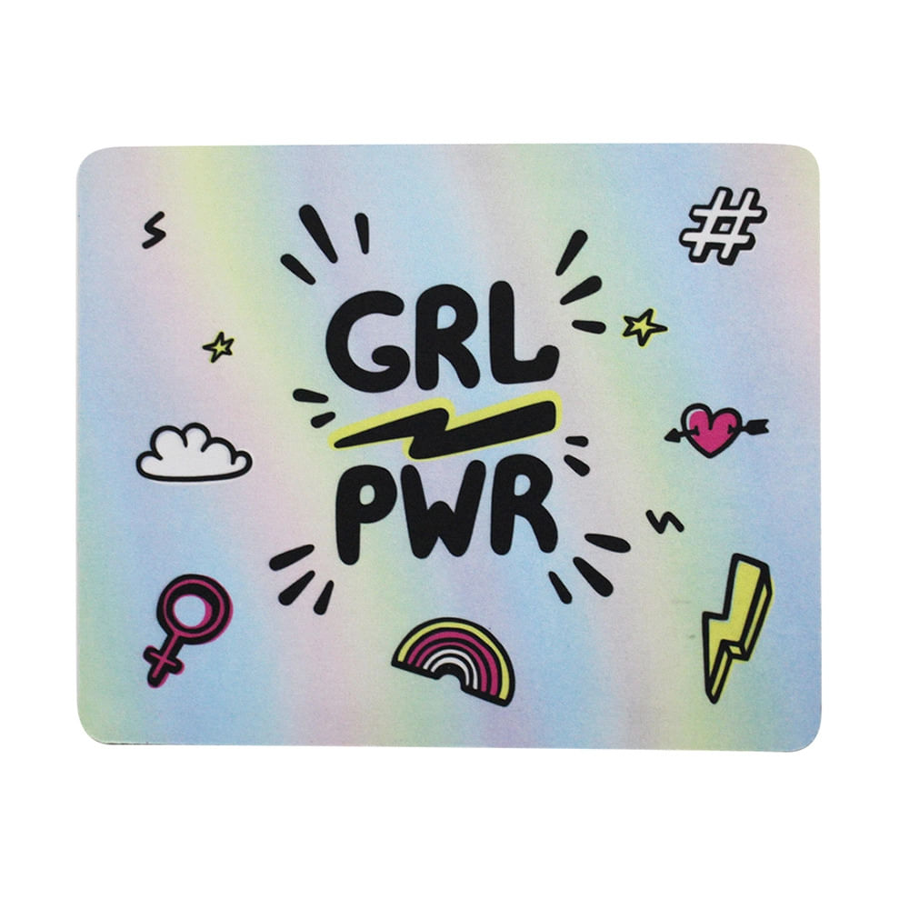 Mouse Pad Le Stylo Estampado Girl Power 18x22cm