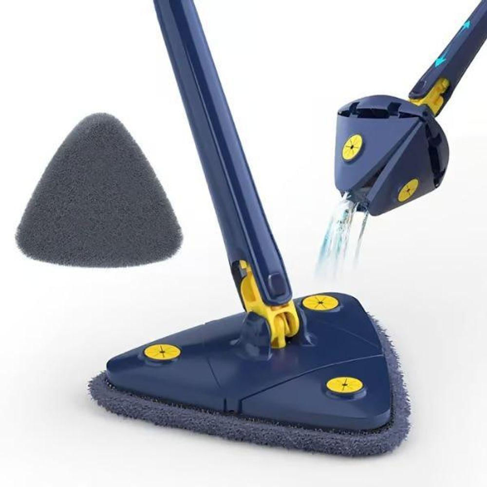 Mop Triangular Esfregão 360 Rodo Giratório Lava E Seca