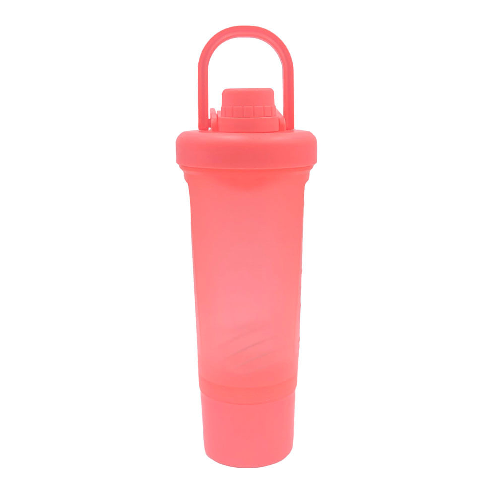 Garrafa Squeeze Le Shake com Misturador Colorida 600ml