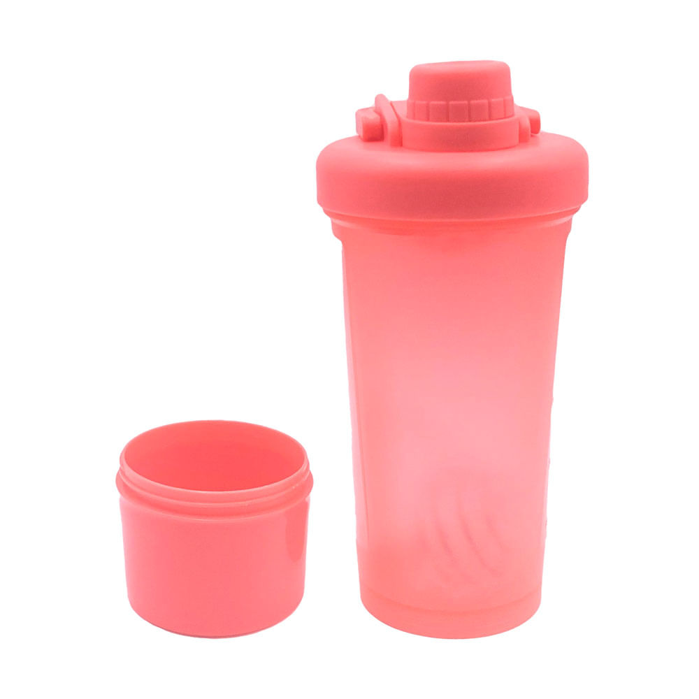 Garrafa Squeeze Le Shake com Misturador Colorida 600ml