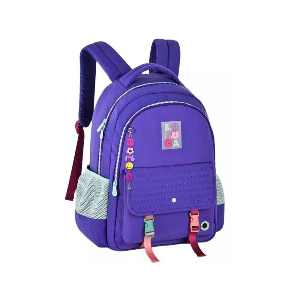 Mochila De Costas 17 Luluca Roxo Clio Style Lu24601