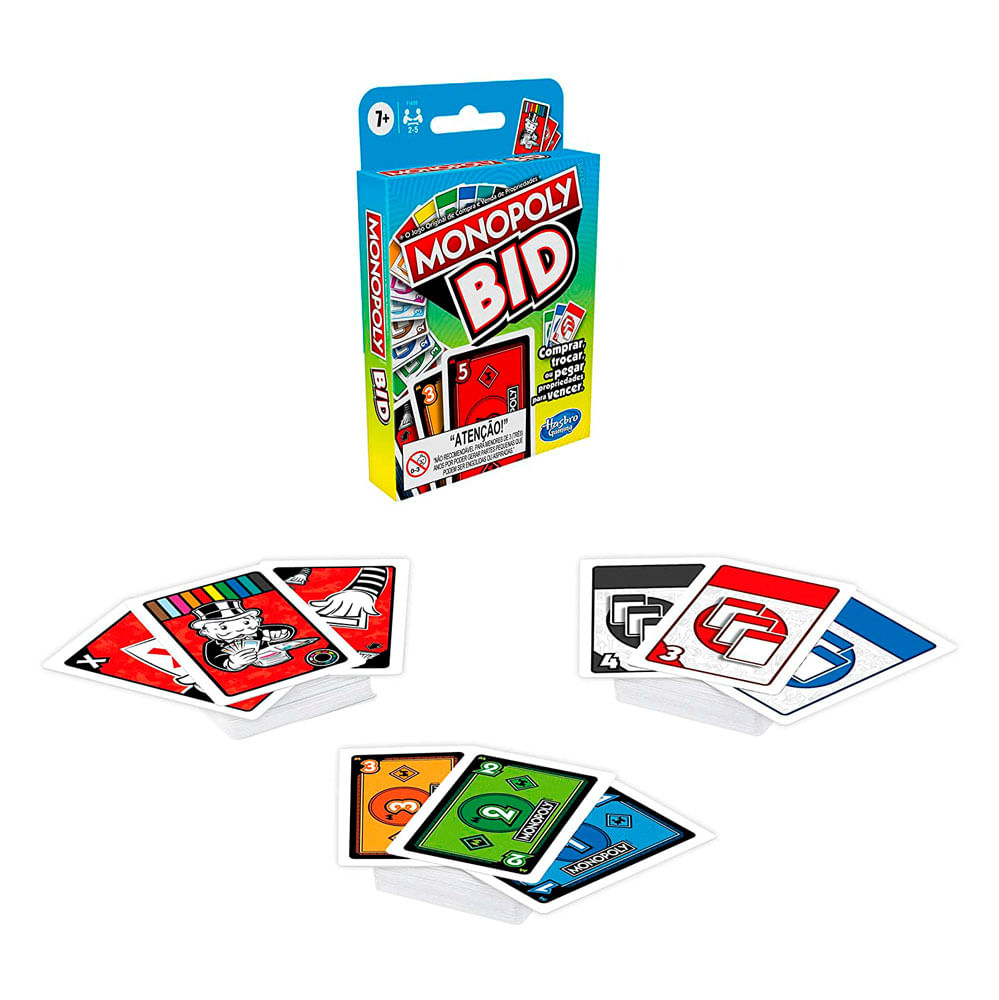 Jogo Hasbro Monopoly Bid