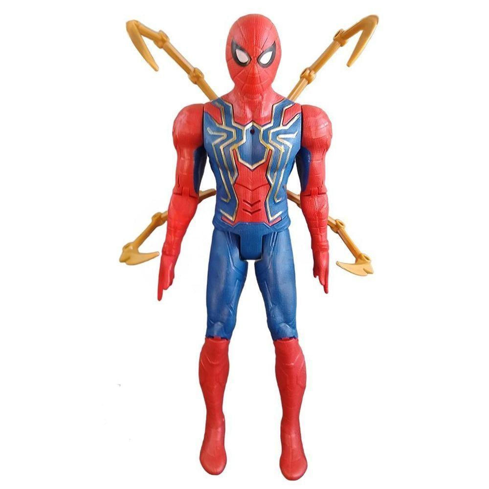 Boneco Action Marvel Figure Vingadores Ultimato Homem Aranha Traje Aranha De Ferro 29cm