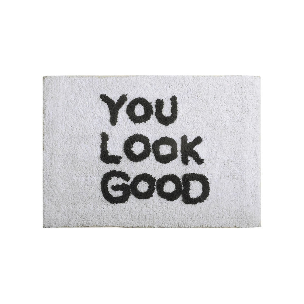 Tapete para Banheiro Funny Le You Look Good 40x60cm