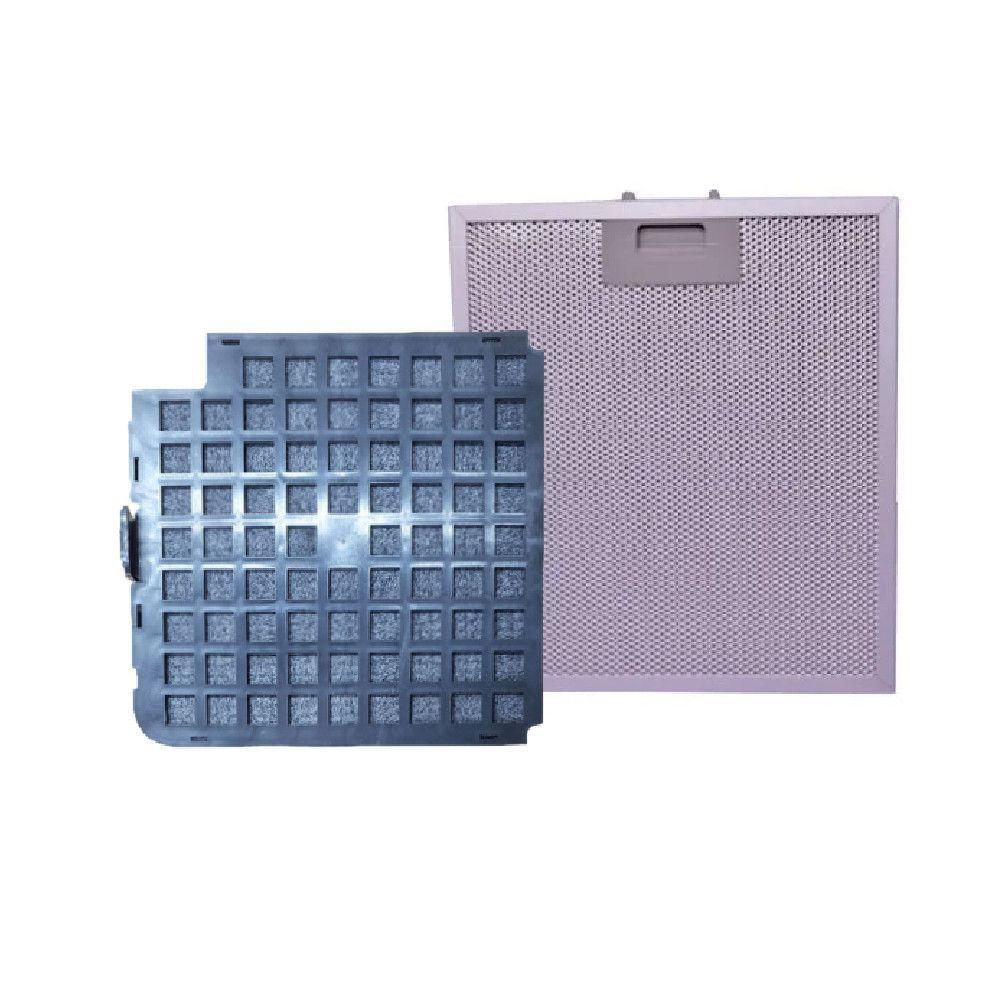 Kit Filtros Cvc Slim Alumínio e Carvão Ativado Preto Com Alumínio