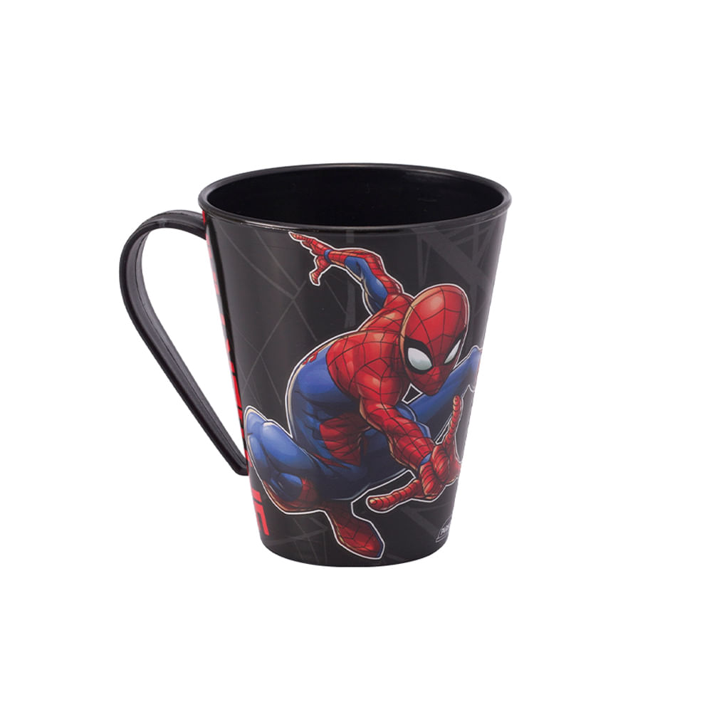 Kit Caneca Para Pintar Homem Aranha + Canetinhas Laváveis