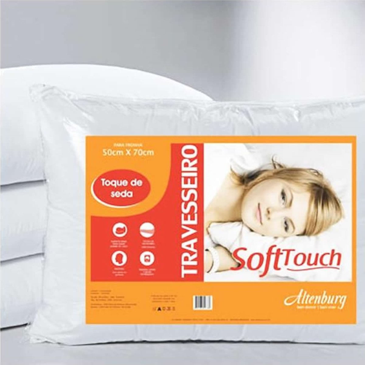 Travesseiro Soft Touch 50cm x 70cm Altenburg