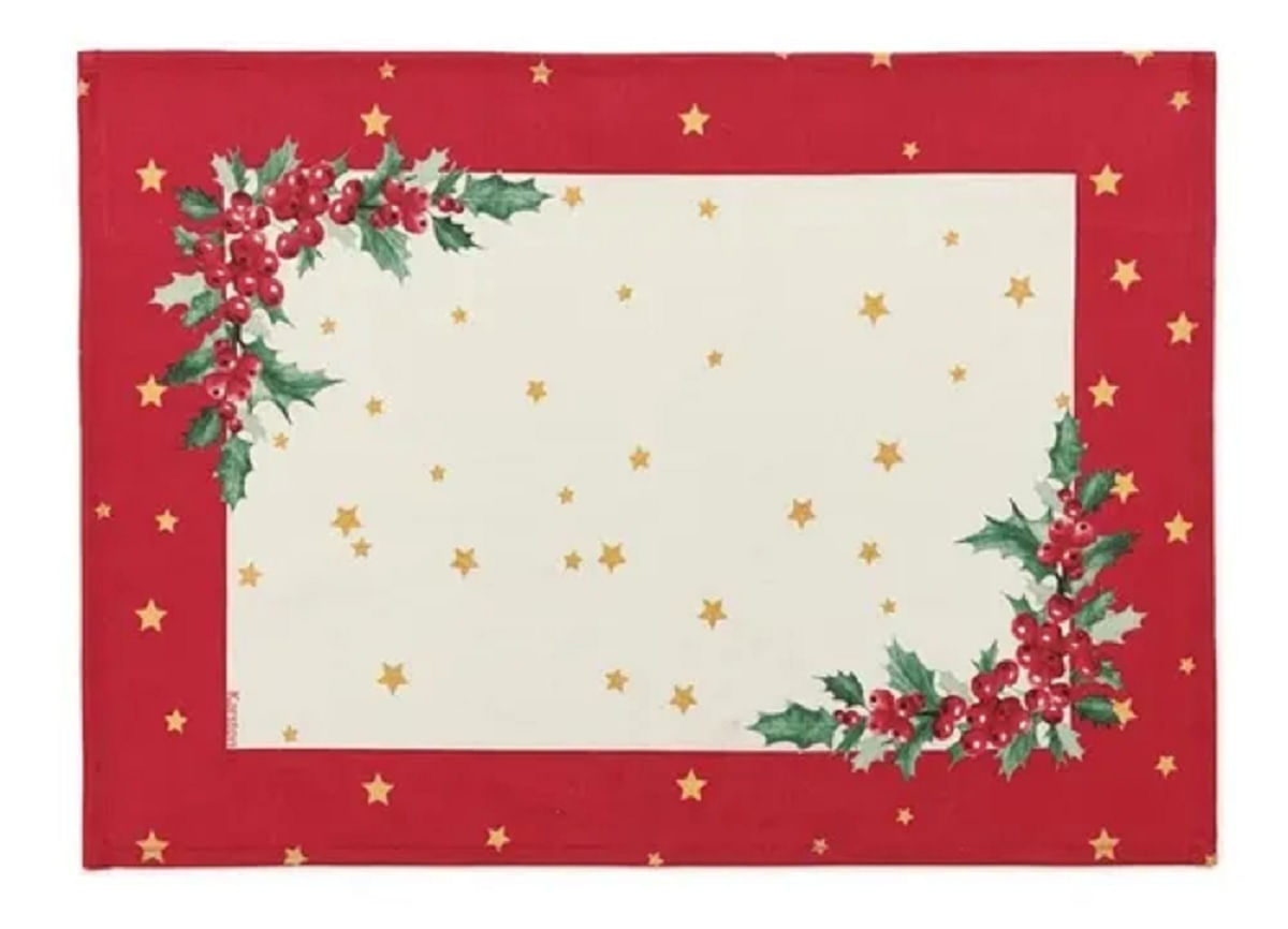 Lugar Americano Natal 45x33cm Fruta Natal Karsten