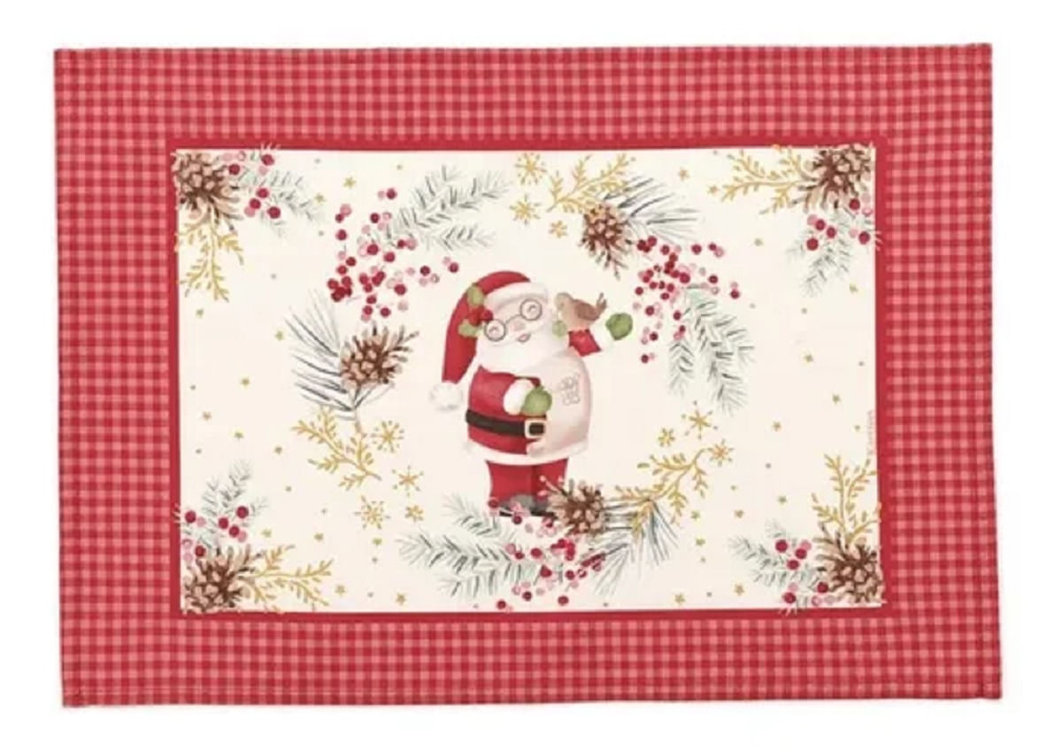 Lugar Americano Natal 45x33cm Papai Noel Karsten