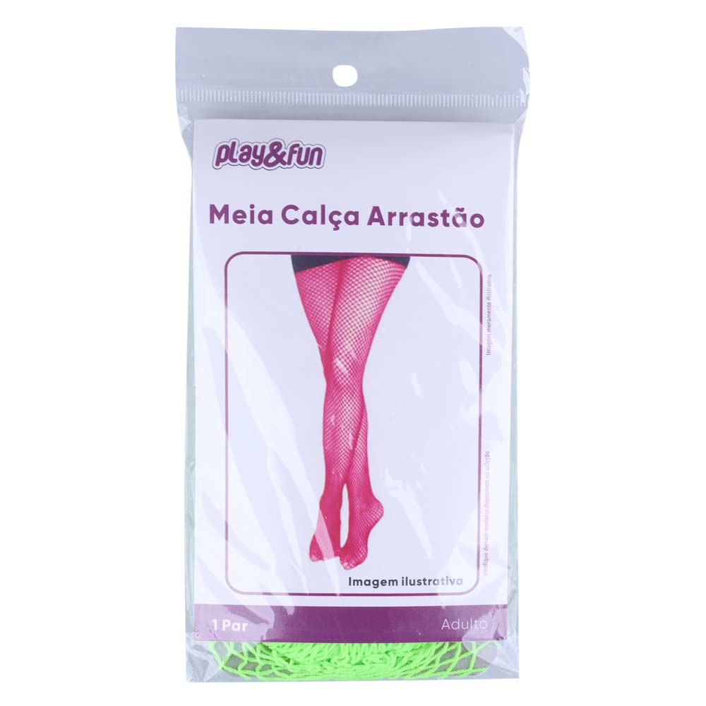 Meia Calça Arrastão CV245057 Play&Fun Sortido