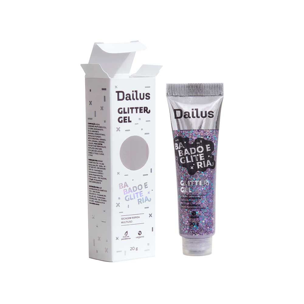 Glitter Gel Dailus Peguei em Off