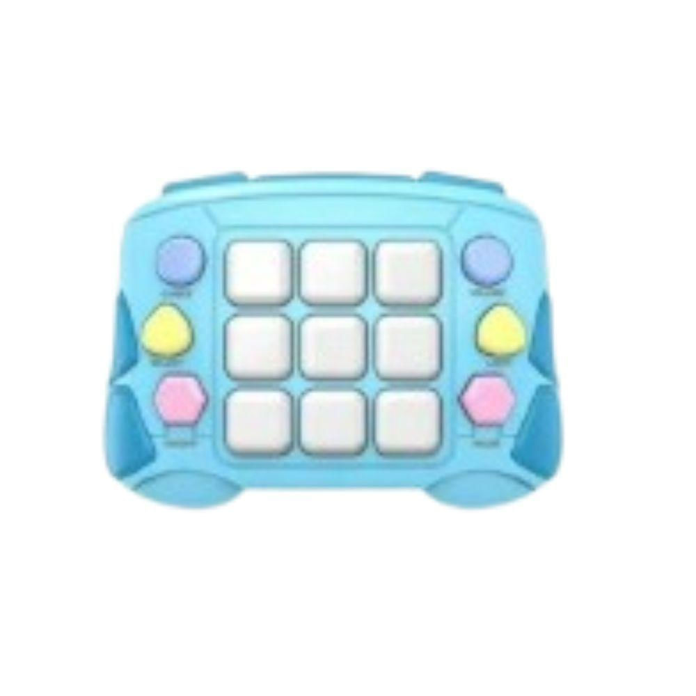 Pop It Speed Push Eletrônico Game Console Crianças Brinquedos Adulto Fidget Alívio Do Estresse Interativos azul