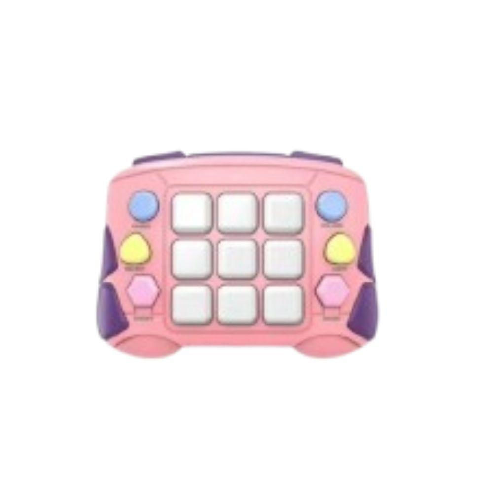 Pop It Speed Push Eletrônico Game Console Crianças Brinquedos Adulto Fidget Alívio Do Estresse Interativos rosa