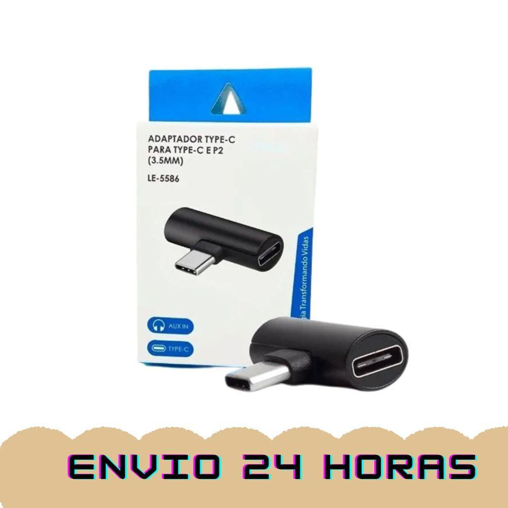 Kit 10 Adaptadores Para Smartphone Celular Tipo-c Para Tipo-c E P2 3.5mm Le-5586