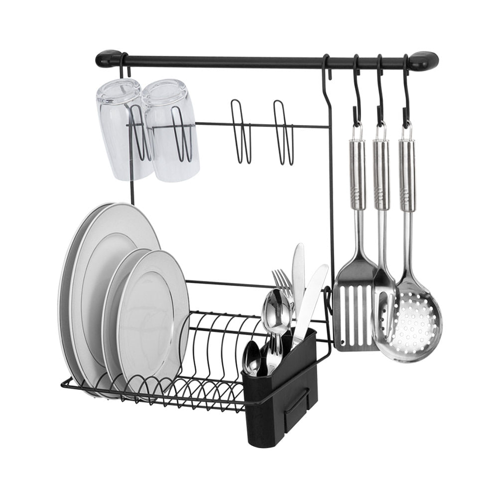 Kit Cook Home 8 Arthi Aço Preto