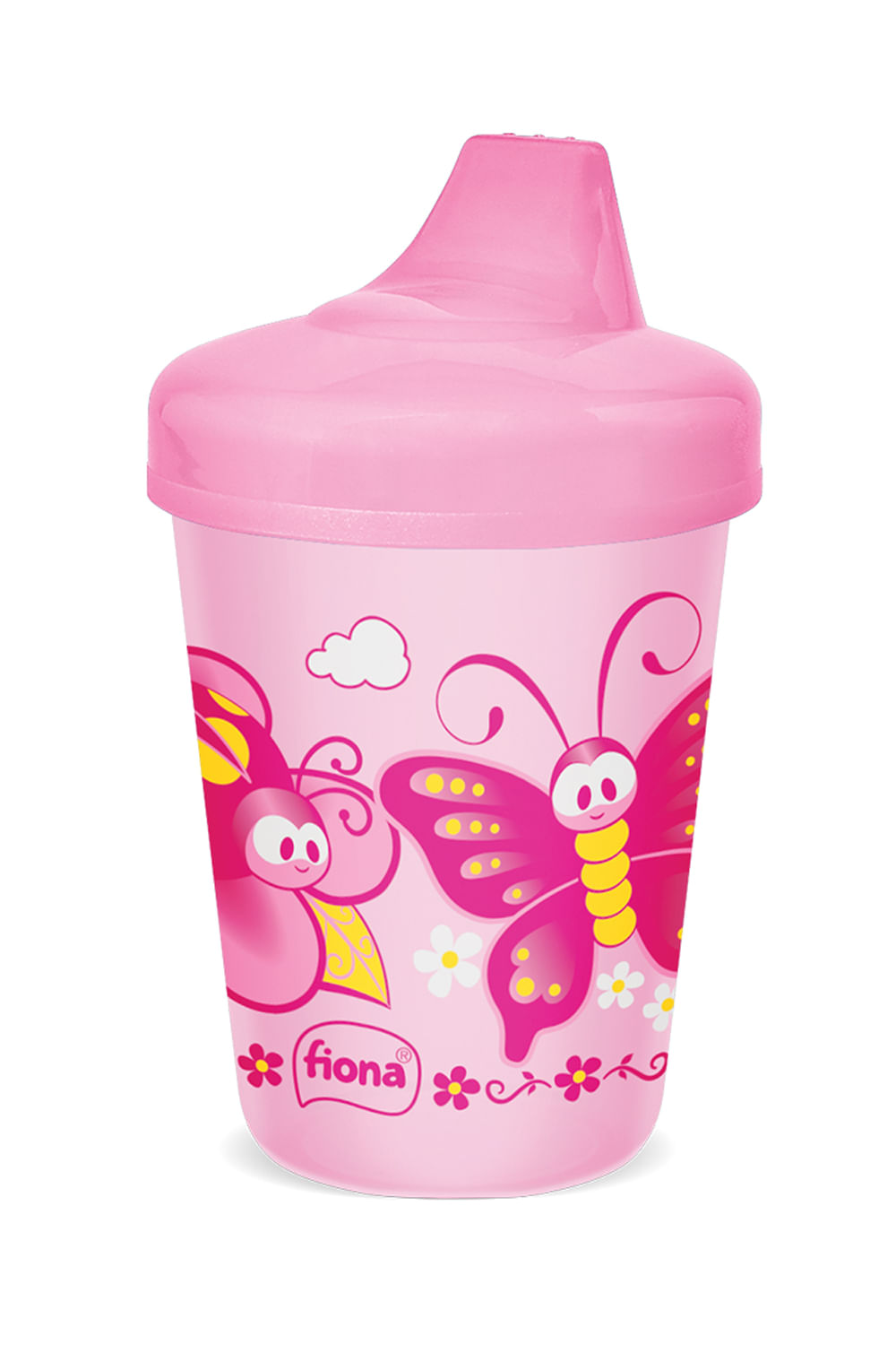 Copo de Treinamento Fiona Rosa 207ml