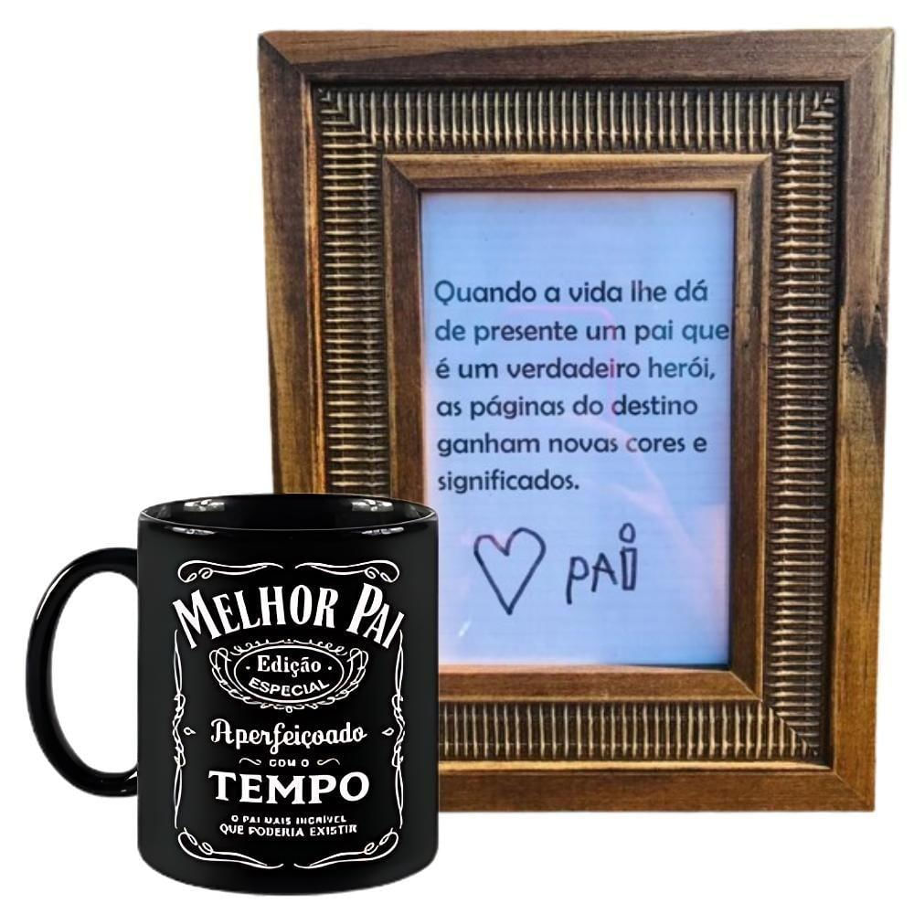 Kit Presente Pai Caneca E Porta Retrato 10x15