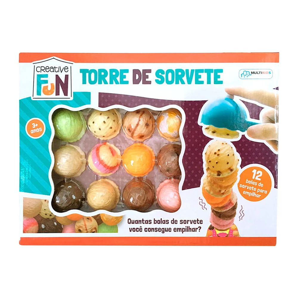 Conjunto Creative Fun Torre de Sorvete Multikids