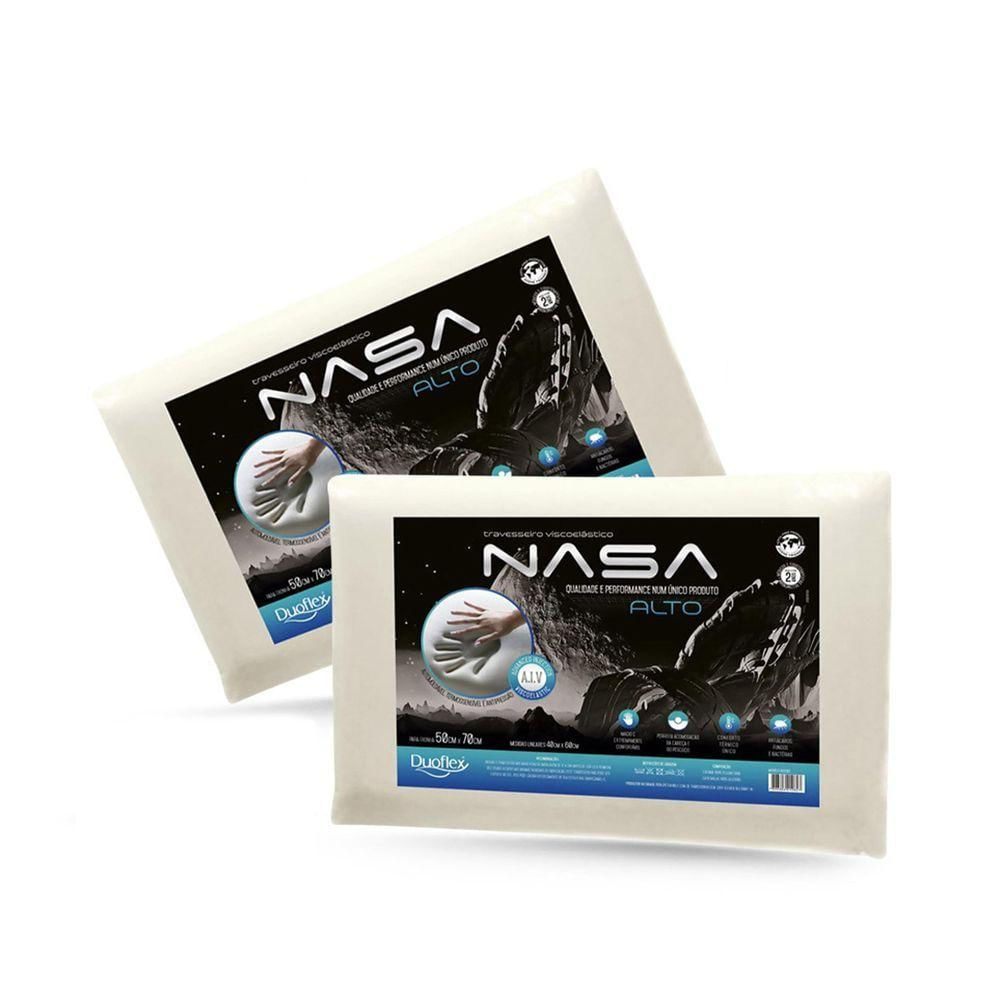 Kit Travesseiro Nasa Alto 2 Unid. (e-commerce) Duoflex