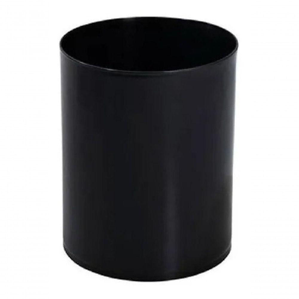 Cesto Lixeira 12L Preta Para Escritorio Plastico 29Cm Preto