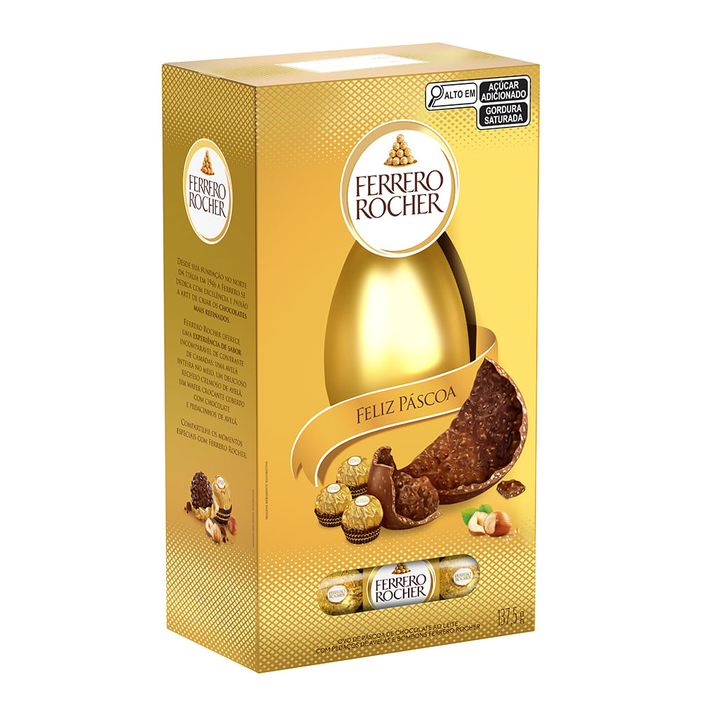 Ovo de Páscoa Ferrero Rocher K2 137,5g