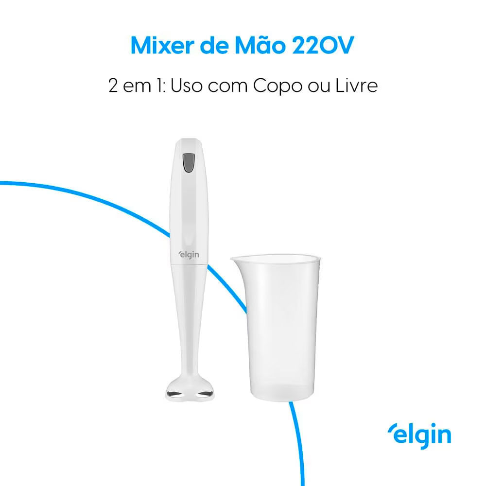 Mixer Elgin Mix10 com Copo 200W Branco / 220V