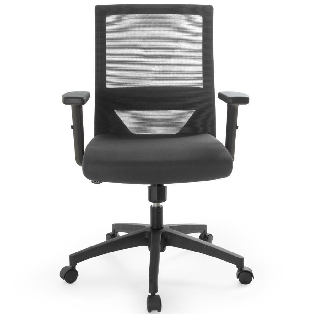 Cadeira De Escritório Ergonômica Chicago Diretor Tela Mesh Com Relax - Preto