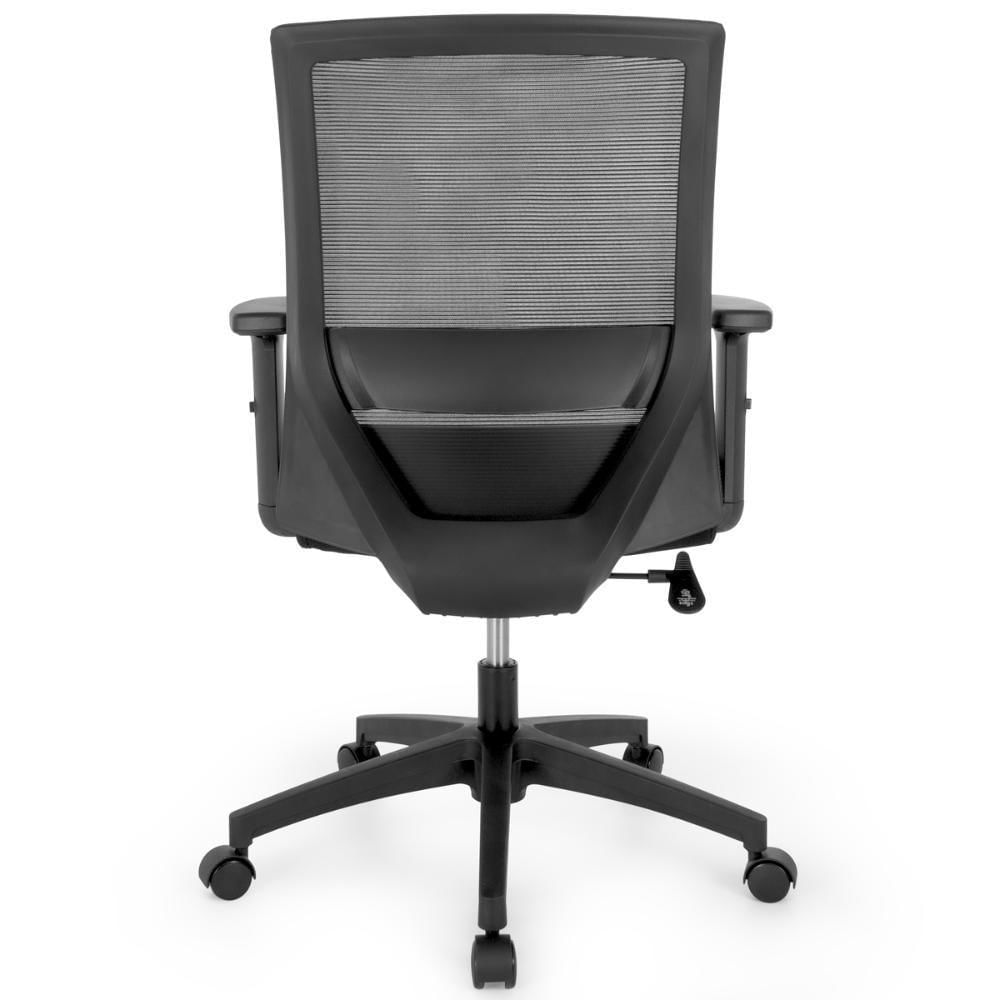 Cadeira De Escritório Ergonômica Chicago Diretor Tela Mesh Com Relax - Preto