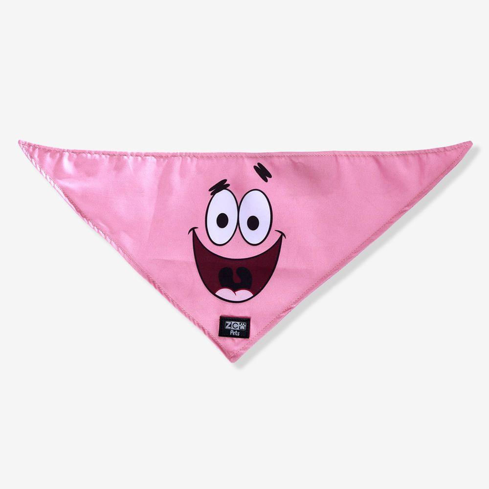 Bandana Zonacriativa Pets Patrick Estrela Bob Esponja M