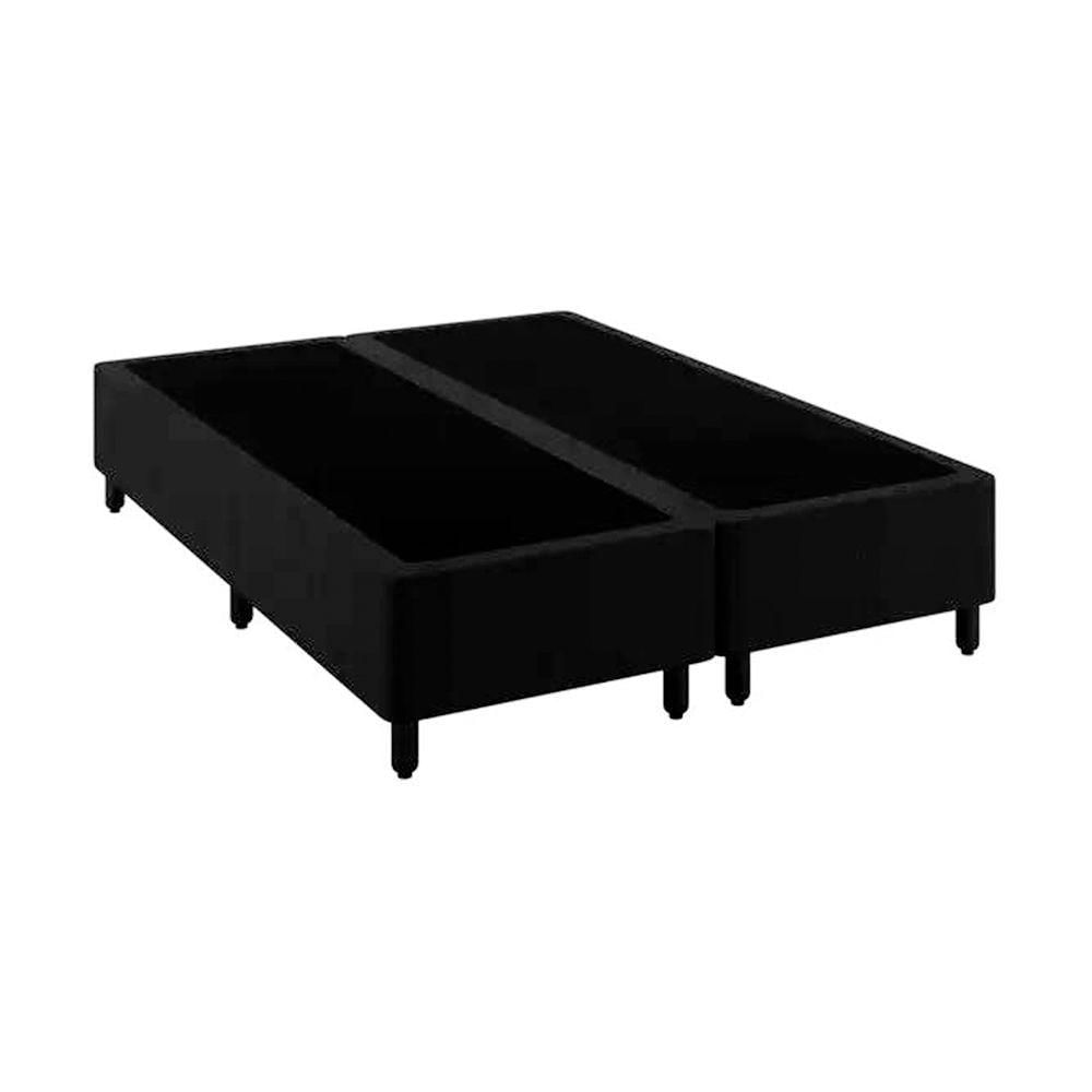 Base Cama Box Premium King Comum Preto