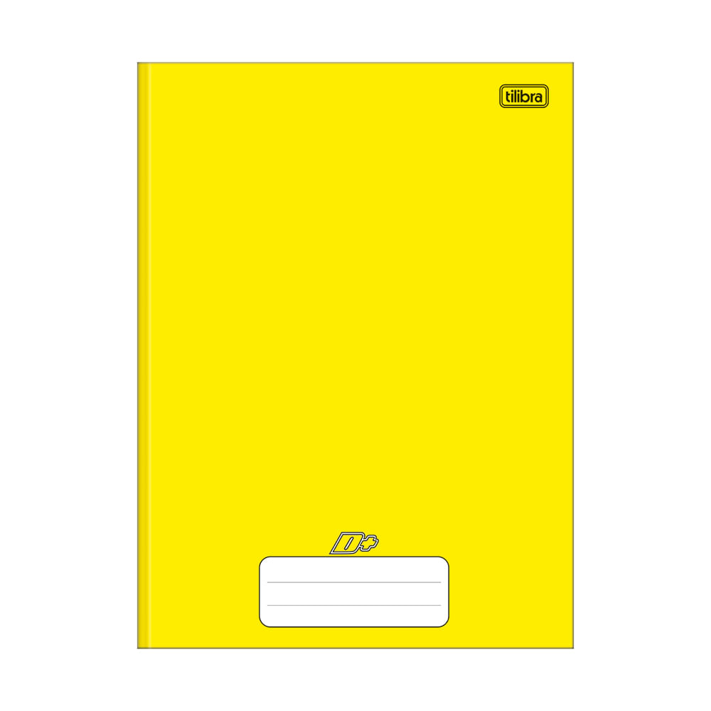 Caderno Brochurão Tilibra Capa Dura Amarelo 96 Folhas