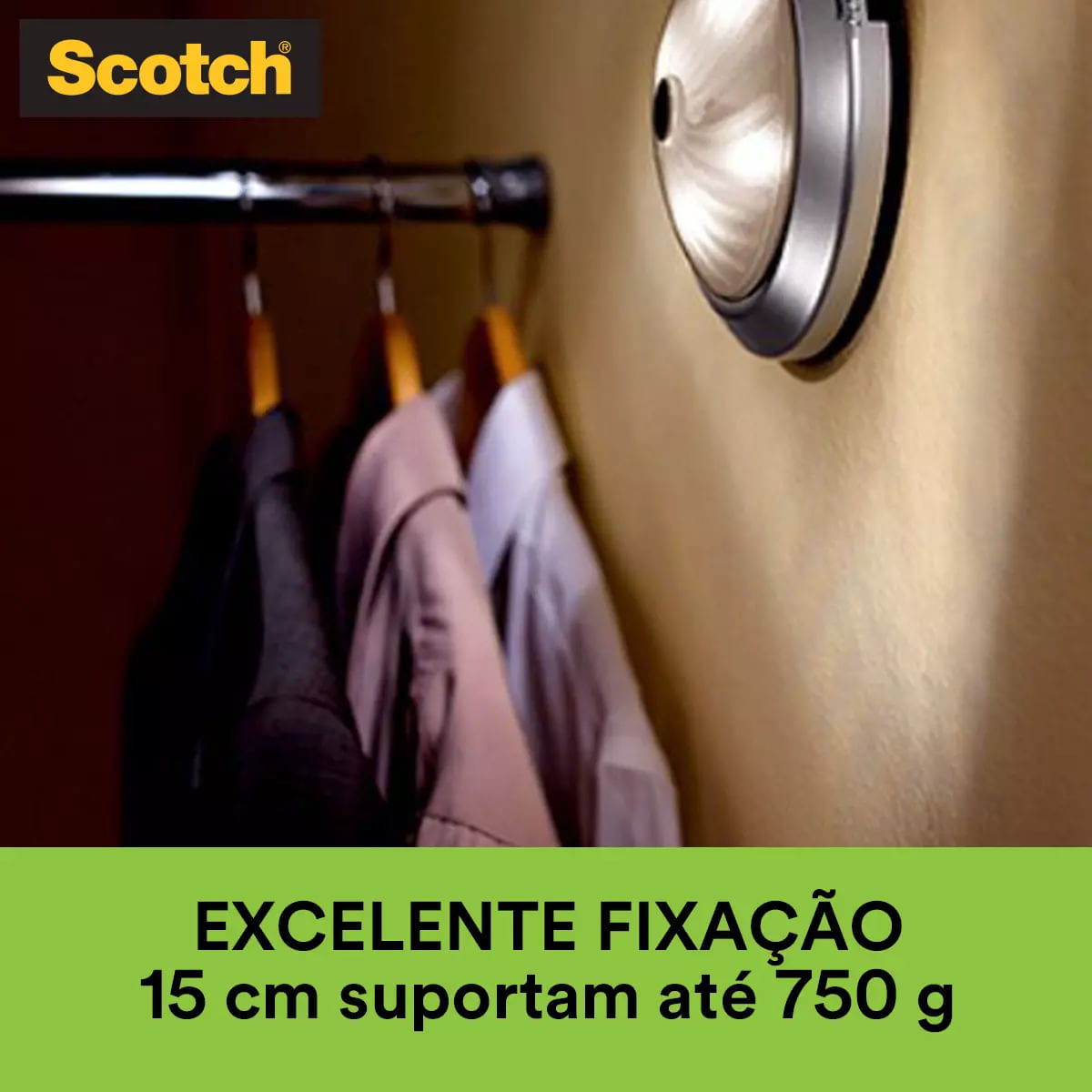 Fita Adesiva Dupla Face Scotch 3M com Espuma Uso Interno 12mmx1,5m