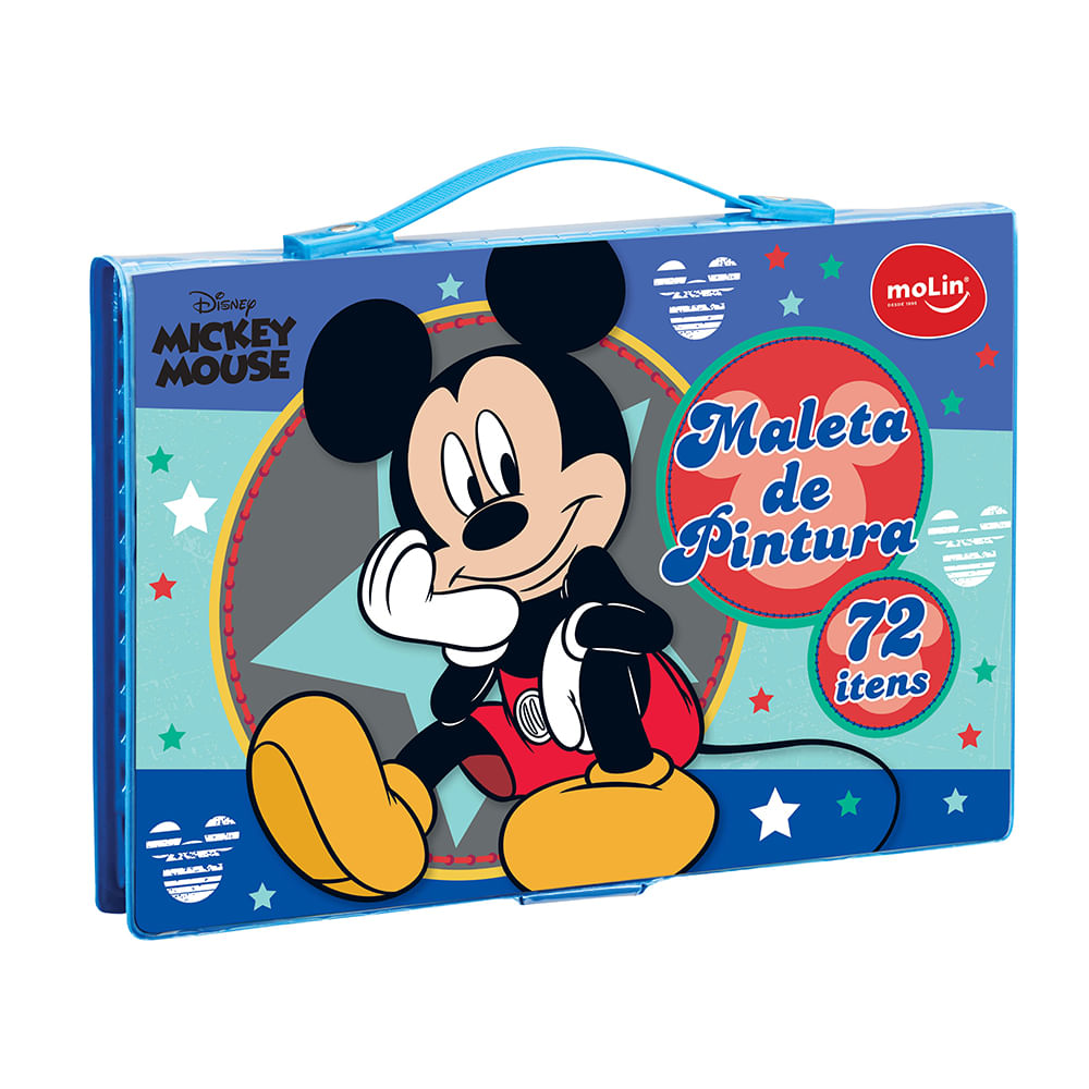 Maleta de Pintura Molin Disney Mickey com 72 Peças