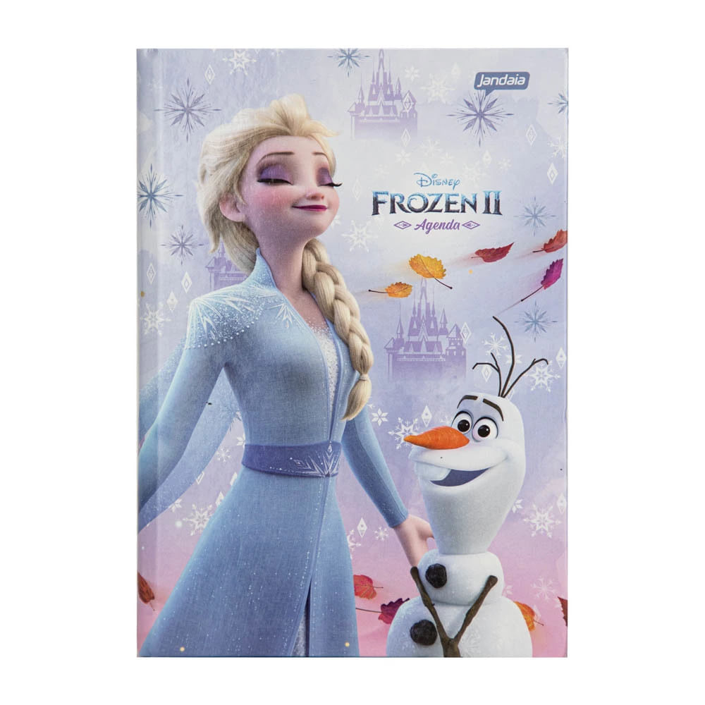 Agenda Permanente Jandaia Costurada Frozen 192 Folhas Capas Diversas - Item Sortido