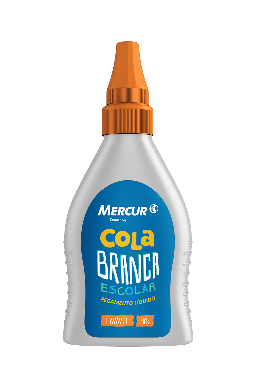 Cola Mercur Lavável Branca 40g