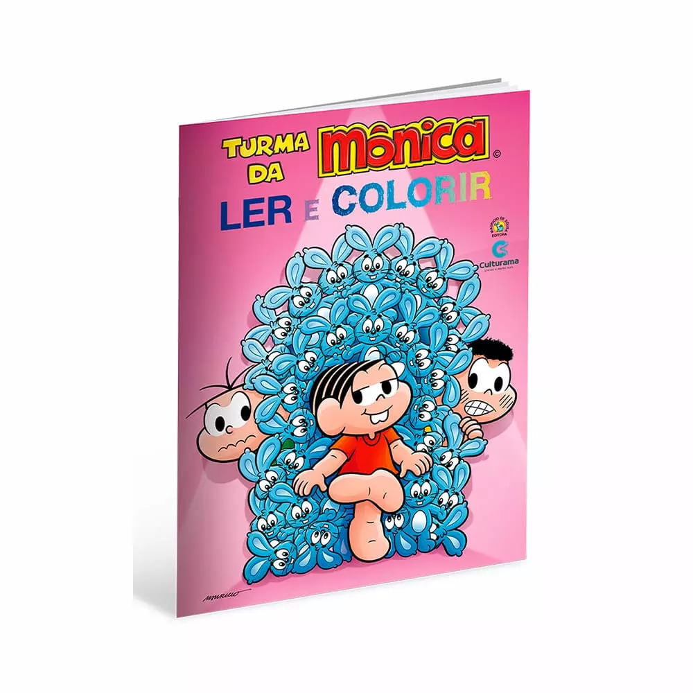 Livro Infantil 501 Desenhos Pintar Turma Da Mônica Culturama