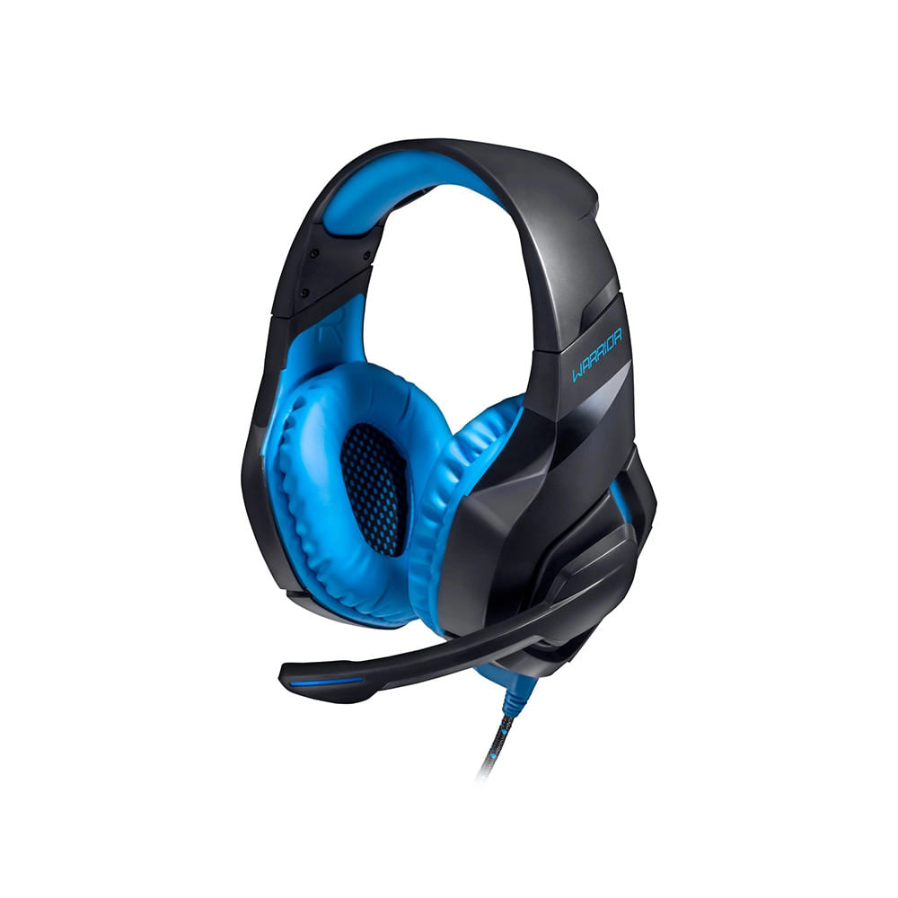Headset Gamer Warrior Straton USB 2.0 Stereo LED Azul - PH244 - Le biscuit