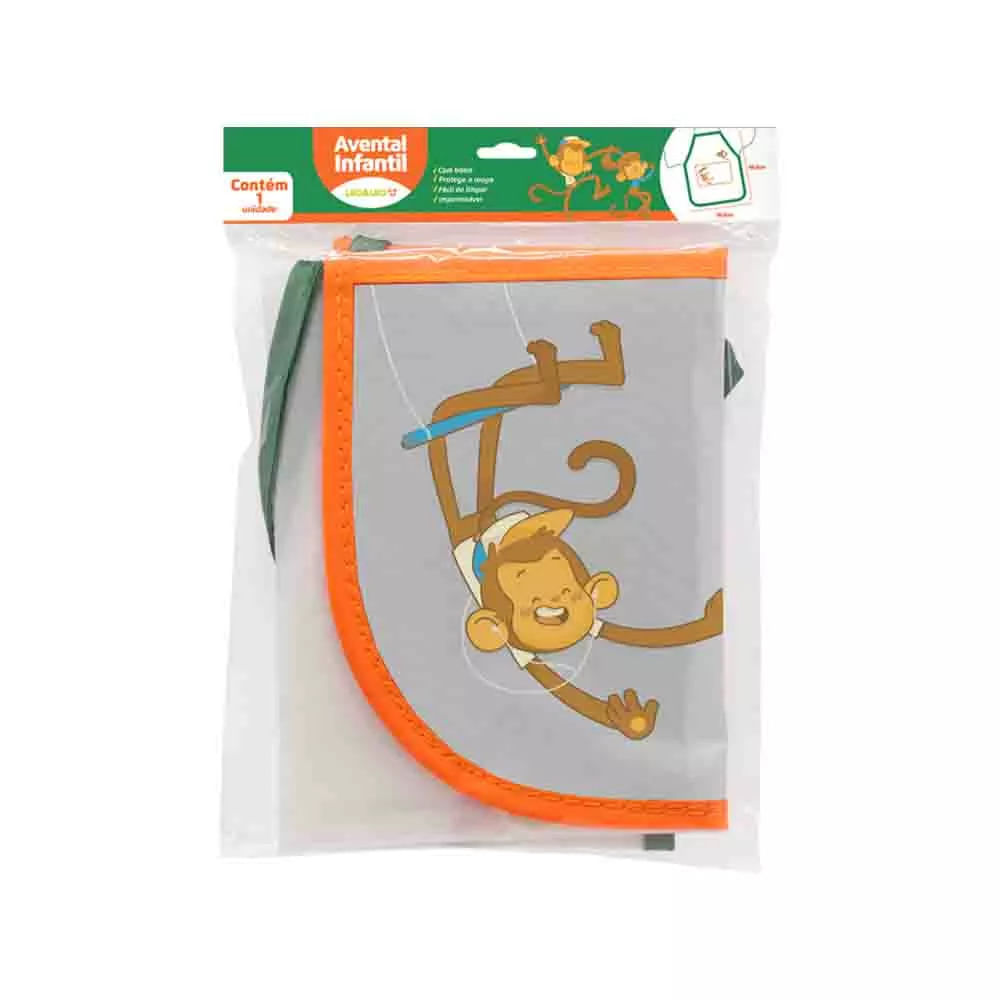 Avental Infantil Leonora Plástico Modelo Basic Cristal