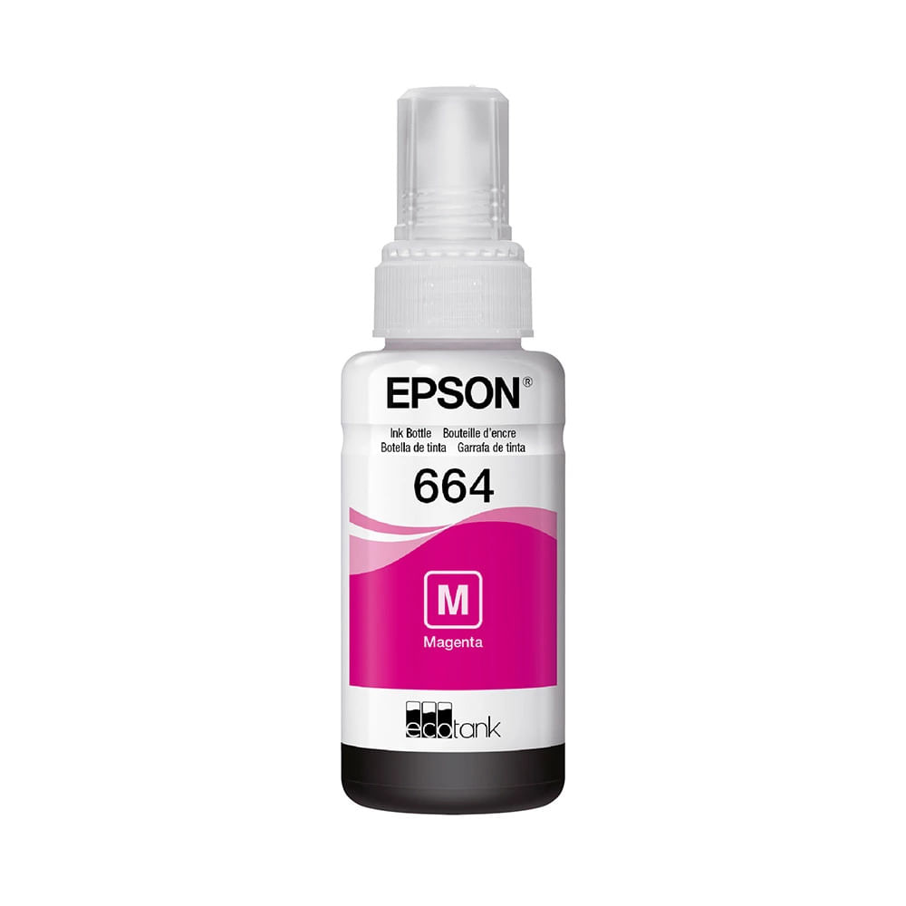 Refil de Tinta Epson T664 Magenta