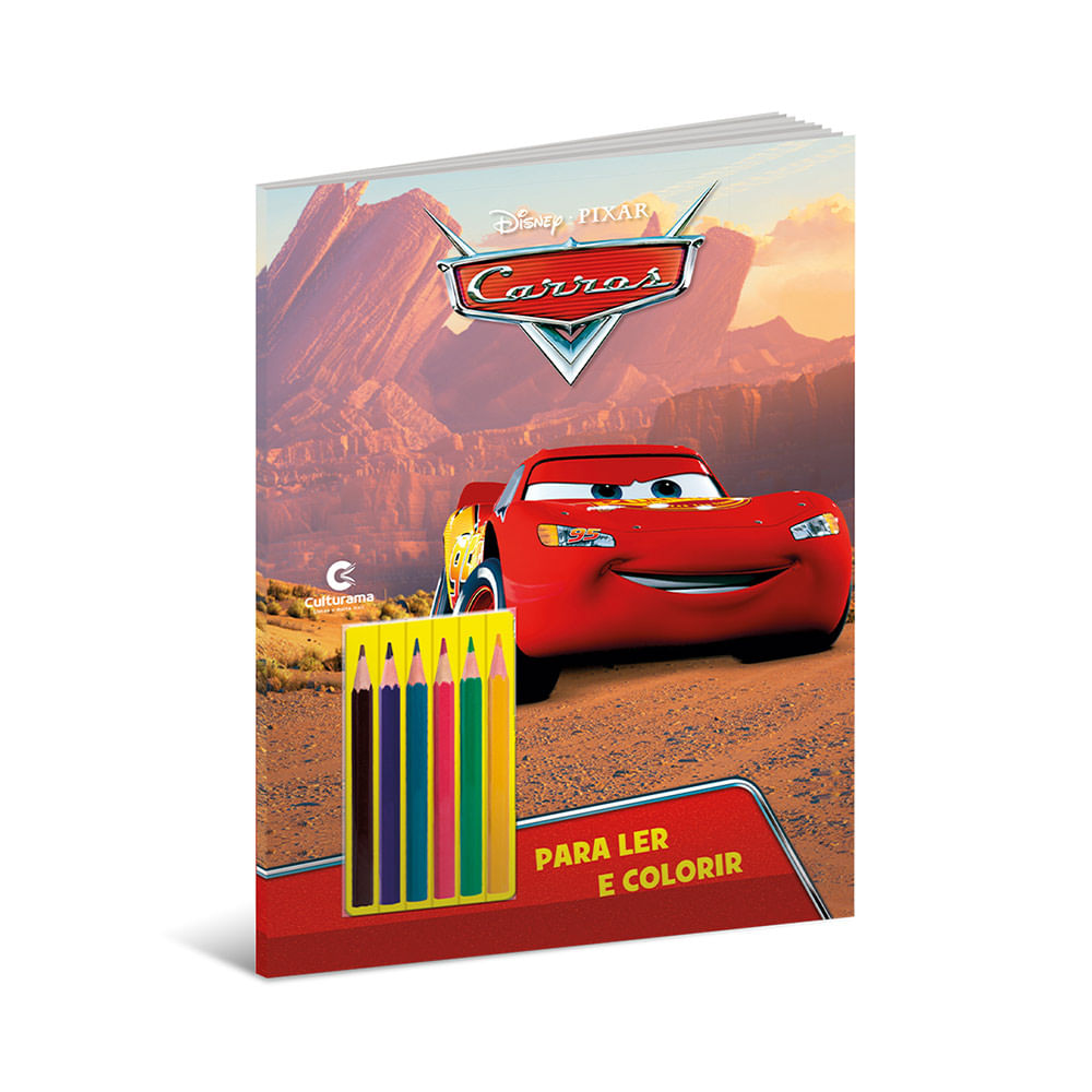 Livro para Colorir Disney Carros - Arte e Cor Culturama