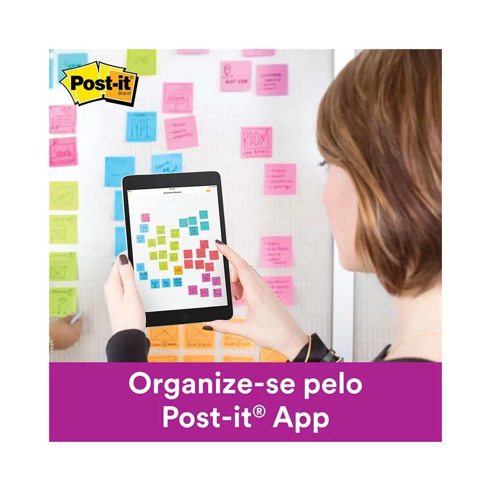 Bloco Adesivo Post It 3M Salmon 76x102mm 90 Folhas