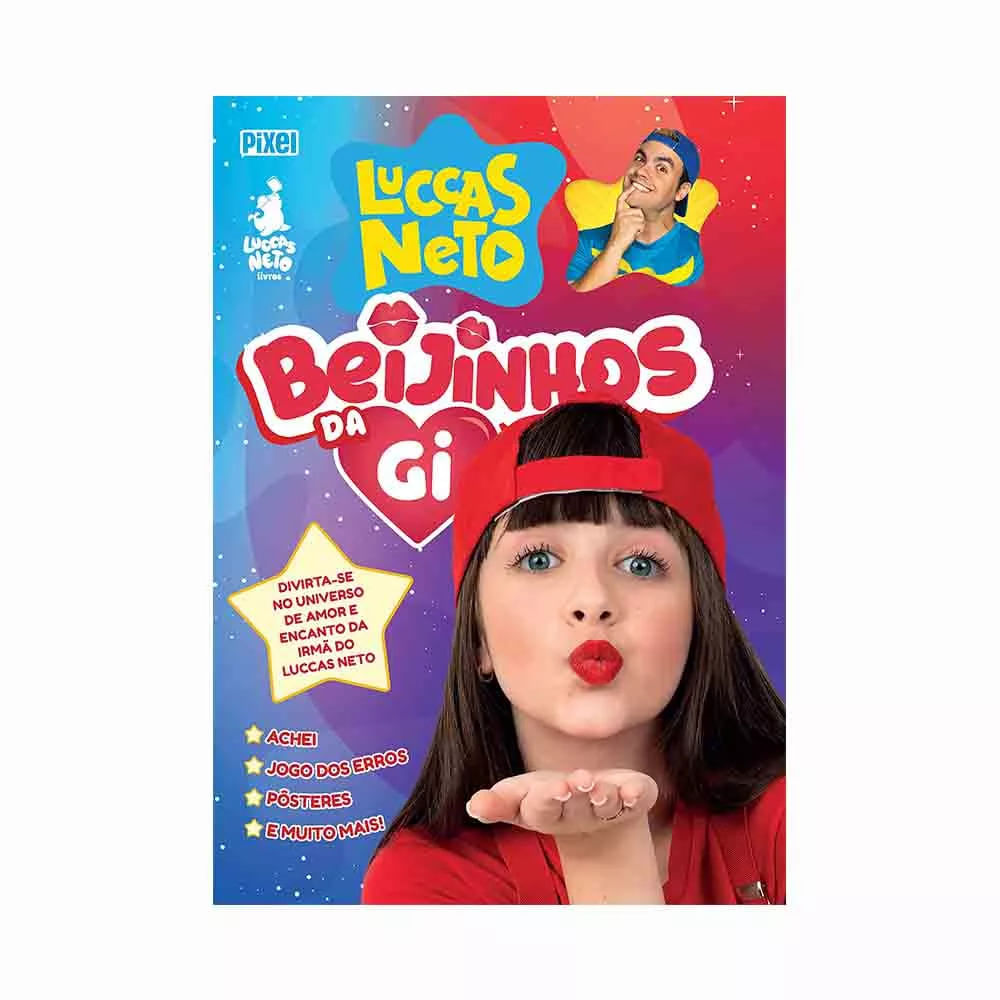 Livro Infantil Pixel Luccas Neto Beijinhos da Gi - Le biscuit