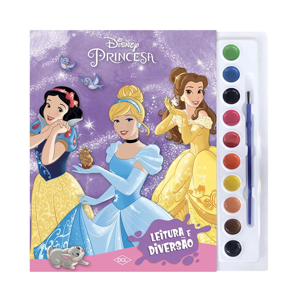 Livrinho de Colorir Princesas da Disney 